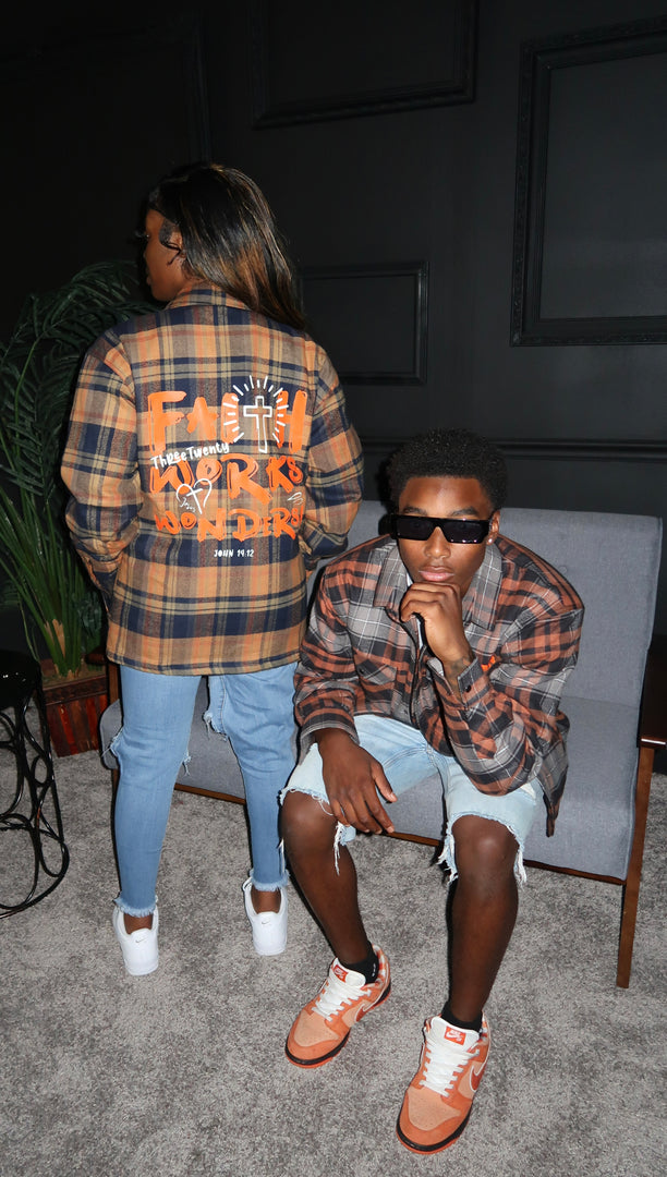 “Faith Works Wonders” Flannel